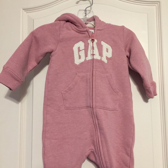 Gap Dusty Pink Coverall 6-12 months - Picture 2 of 8
